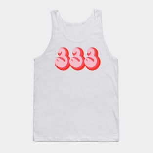 333 Angel Number Tank Top